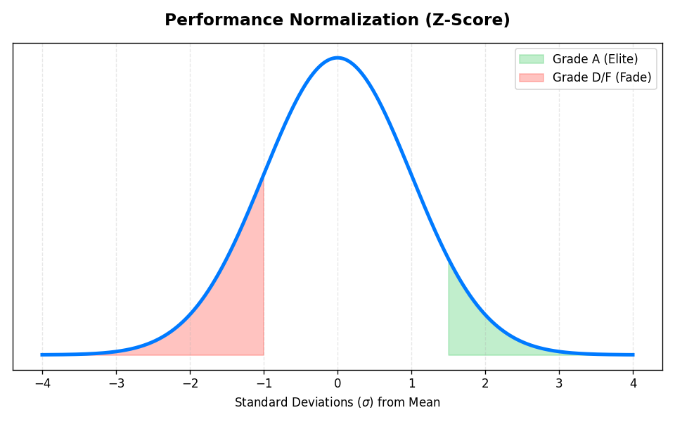 Z-Score Normalization Graph
